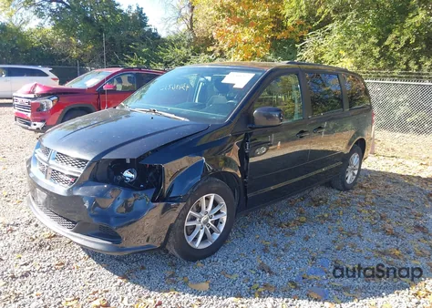 2014 Dodge Grand Caravan Sxt из США, поврежденный, VIN 2C4RDGCG2ER321614